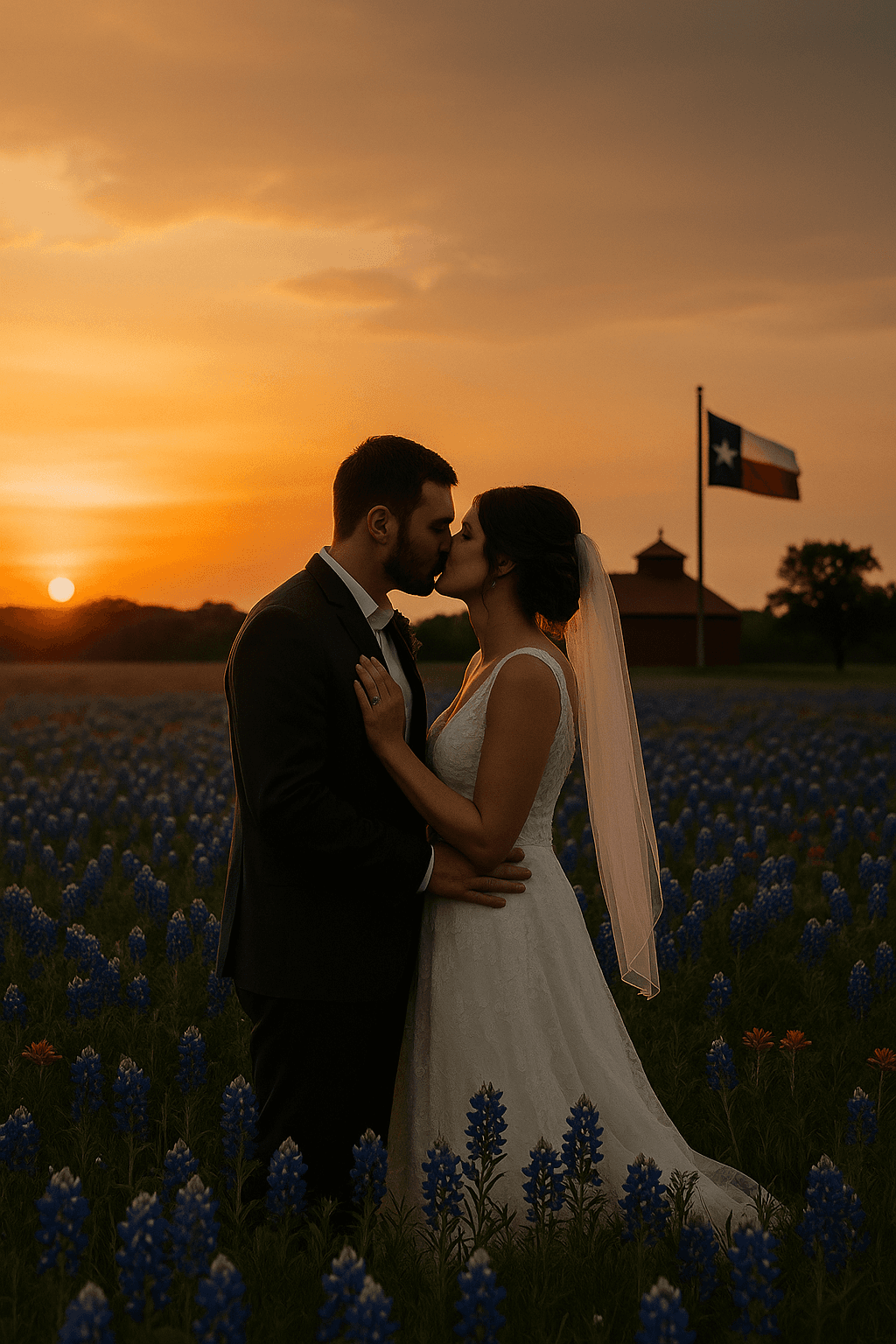 Texas Hill Country Wedding Background